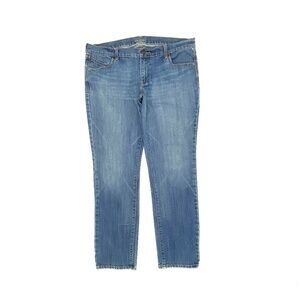 Old Navy The Diva Skinny Women's size 14 Medium Wash‎ Blue Denim Jeans